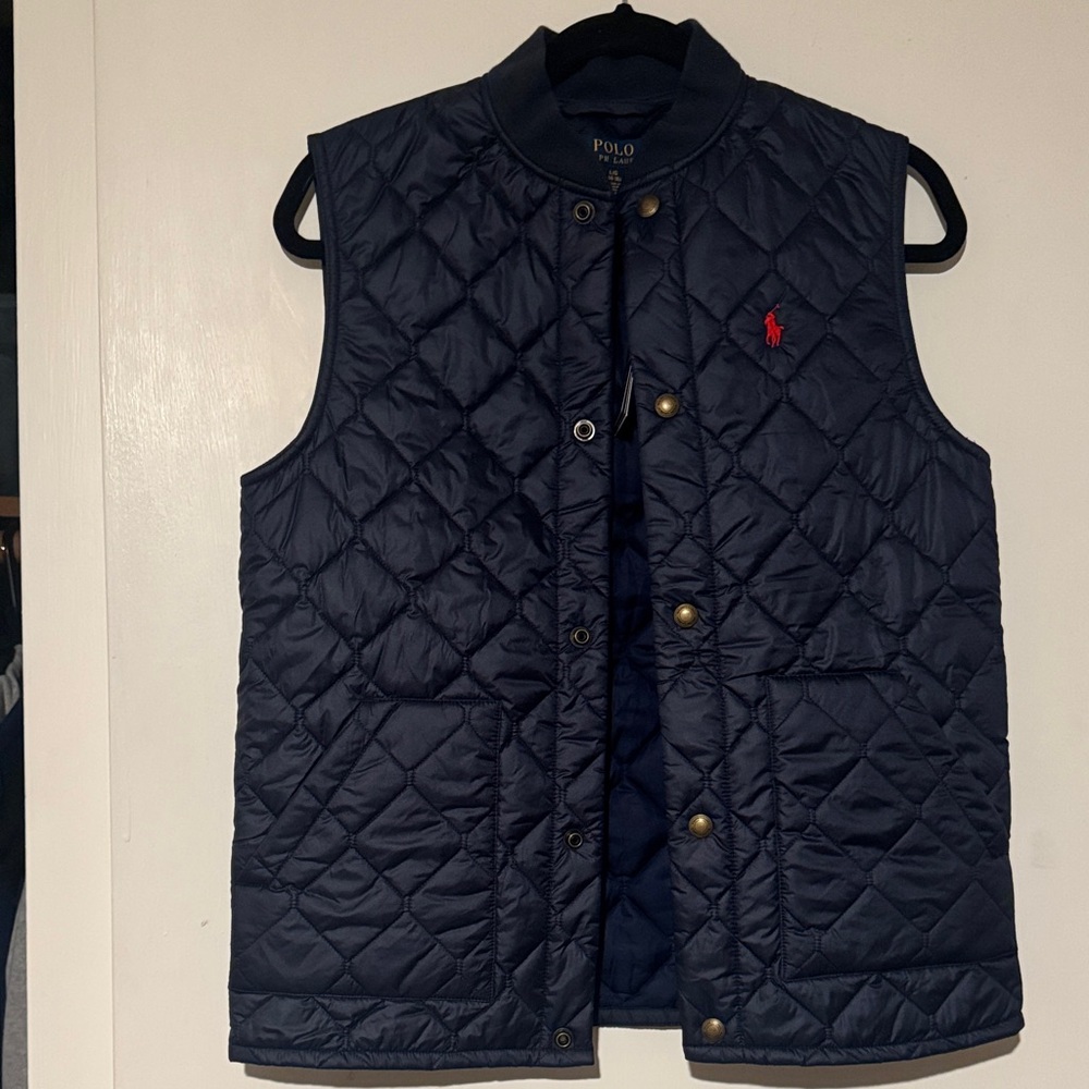 Boys Polo Ralph Lauren Quilted Vest Size Large – Brand New w/ Tags